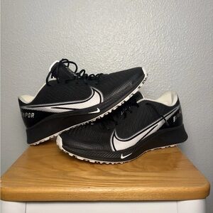 Men’s Nike Vapor Waffle Custom UT 82 Black White Basketball Sneakers Shoes Sz 10